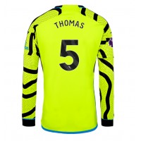 Moški Nogometni dresi Arsenal Thomas Partey #5 Gostujoči 2023-24 Dolgi Rokav